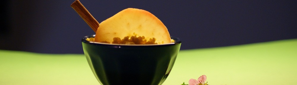 Apfel mit Hirse